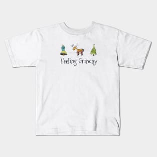 Feeling Grinchy Kids T-Shirt